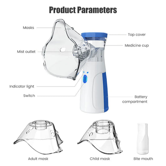 Portable Mesh Nebulizer For Kids And Adults